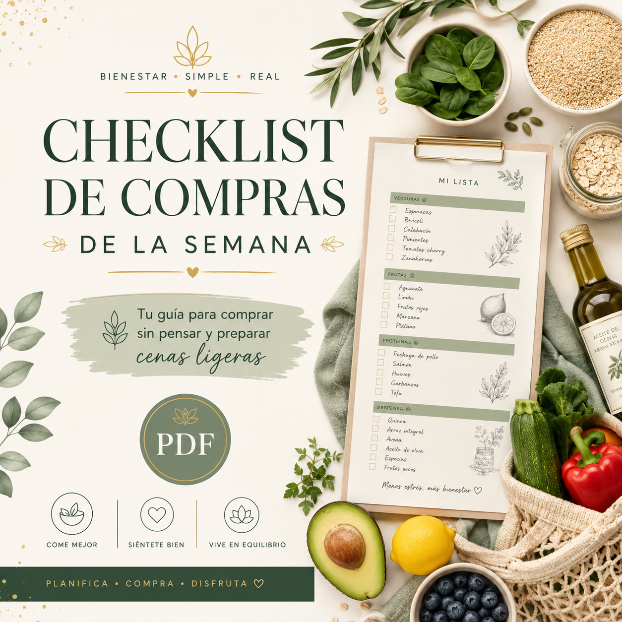 Checklist de Compras de la Semana (PDF)
