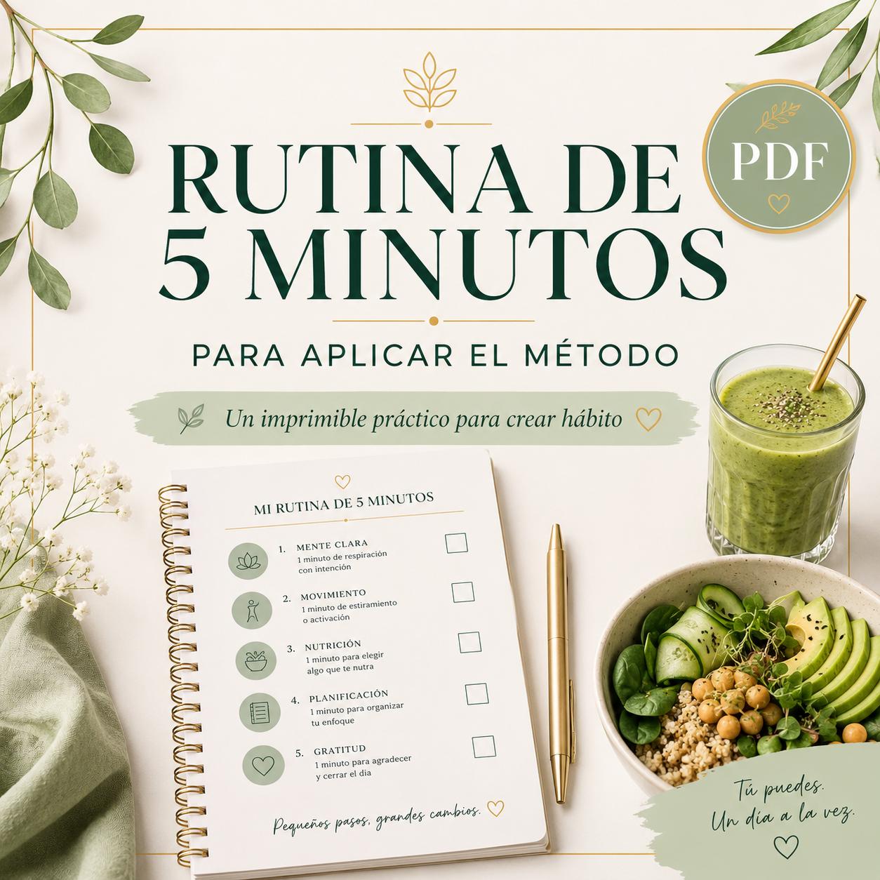Rutina de 5 Minutos para Aplicar el Método