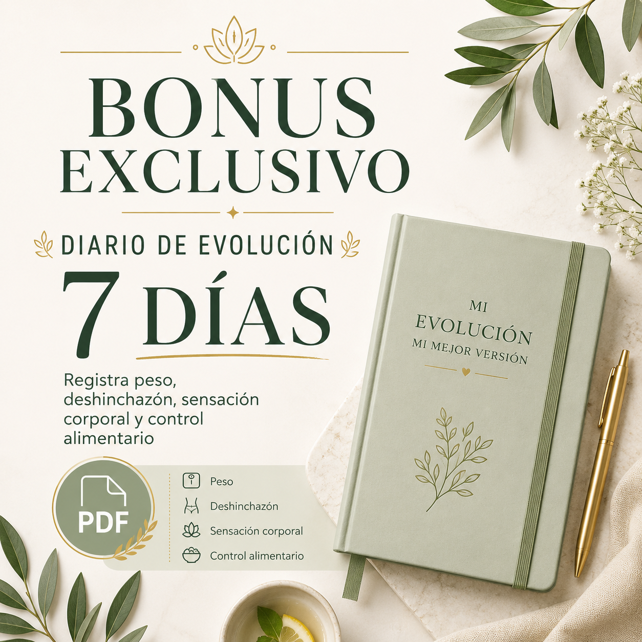 Bono: Diario de Evolución 7 Días