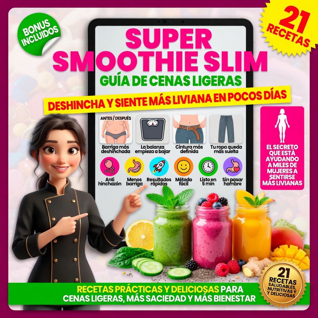 Super Smoothie Slim - Guía de Cenas Ligeras